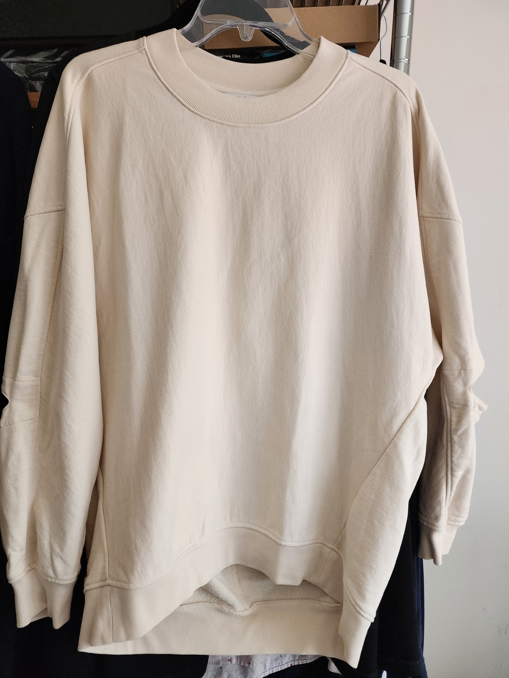 Tibi Cocoon Crewneck Sweatshirt M Like New - Picture 3 of 11